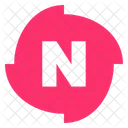 N Alphabet Letter Icon