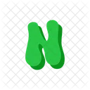 N Alphabet Letter Icon