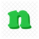 N Alphabet Letter Icon