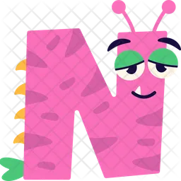 N Letter  Icon