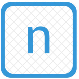 N letter  Icon
