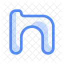 N Letter Alphabet N Icon