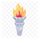 Olympics Torch Fire Lamp Fire Icon