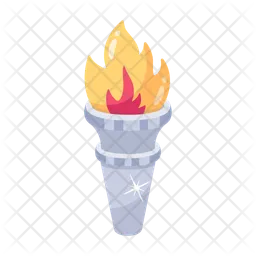 N Olympics Fire Lamp  Icon
