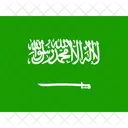 Na Arabia Saudita Bandeiras Iso Icon