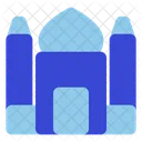 Nabawi Moschee Arabisch Wahrzeichen Symbol