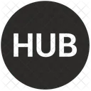 Hub Netzwerk Symbol