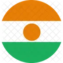 Niger Bandeira Mundo Ícone