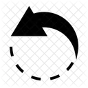 Nach links drehen  Symbol