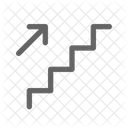 Treppe Hinauf Treppe Symbol