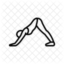 Nach Unten Gerichteter Hund Symbol