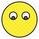 Emoji Mit Gesenktem Blick Emotion Emoticon Symbol