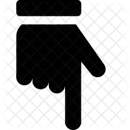 Nach unten zeigen  Symbol