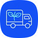 Grunes Transport Blaues Symbol Symbol