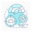 Cloud Speicher Sicherheit Icon