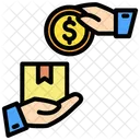 Nachnahme Einkaufen Service Symbol