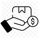 Barzahlung bei Lieferung  Symbol
