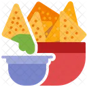 Chip Mexican Guacamole Icon