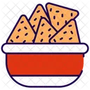 Nachos Snack Comida Rapida Icono