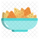 Nachos Tazon De Nachos Chips De Tortilla Icono