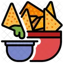 Chip Mexican Guacamole Icon
