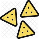 Nachos Mexican Food Snack Icon