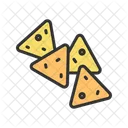 Nachos Food Snack Icono