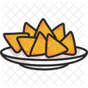 Nachos Comida Merienda Icono