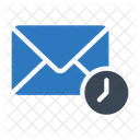 Nachricht Uhrzeit E Mail Icon