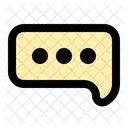 Nachricht Bubble Chat Chat Symbol