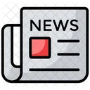 Schlagzeilen Zeitung Medienpapier Symbol