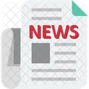 Nachrichten Zeitung Pressemitteilung Symbol