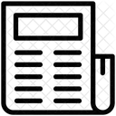 News Zeitung Bericht Symbol