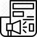 Nachrichtenblatt  Symbol