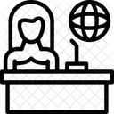 Nachrichtensprecher  Symbol
