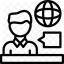 Nachrichtensprecher  Symbol