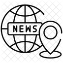 Nachrichtenstandort  Symbol