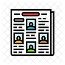 Nachruf Zeitung Sterblichkeit Symbol