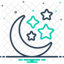 Nacht Nachtzeit Dunkelheit Symbol