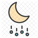 Nacht Mond Hagel Icon