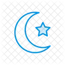 Nacht Mond Sterne Icon