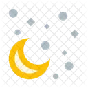 Nacht Mond Sterne Icon