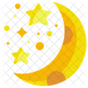 Nacht Mond Lagune Symbol