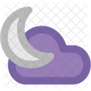 Nacht Mond Wetter Icon