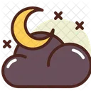 Nacht wolke  Symbol