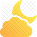 Nacht Wolke Symbol