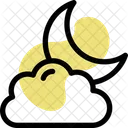Nacht Wolke Symbol