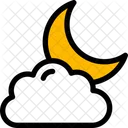 Nacht Wolke Symbol