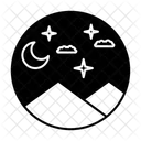 Nachthimmel Symbol