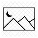 Bild Landschaft Symbol